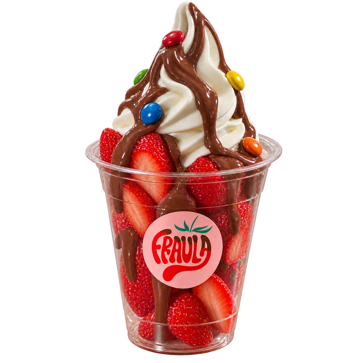 Bianco Fraula, specialità con gelato bianco e fragole