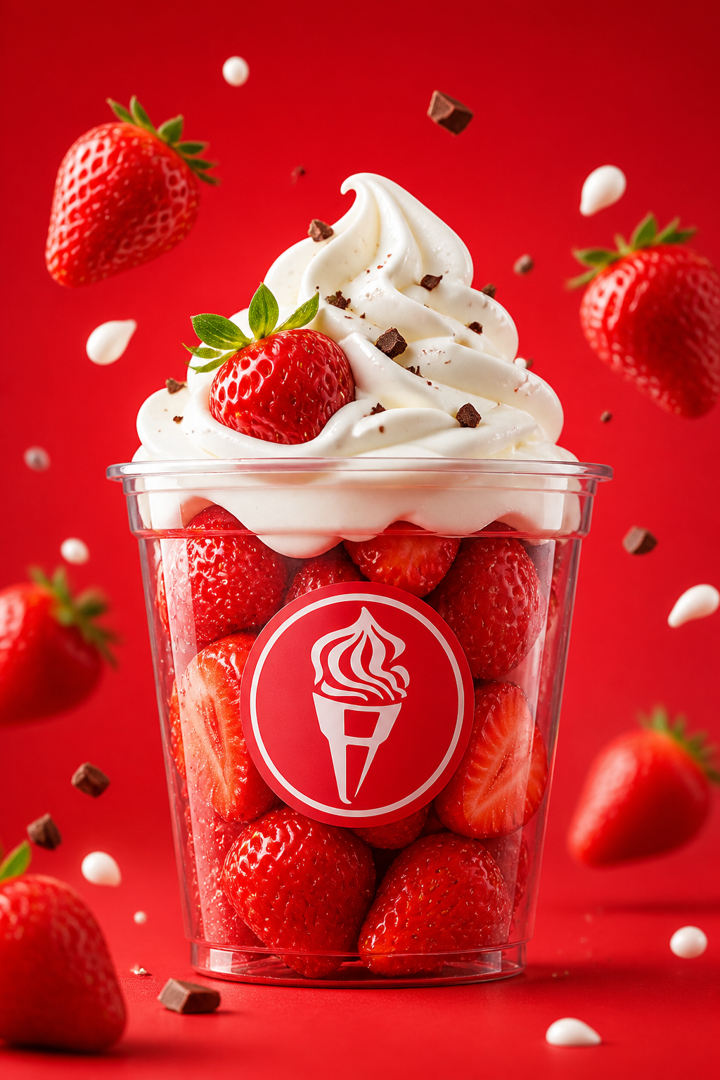 Cup Fraula con fragole fresche e crema
